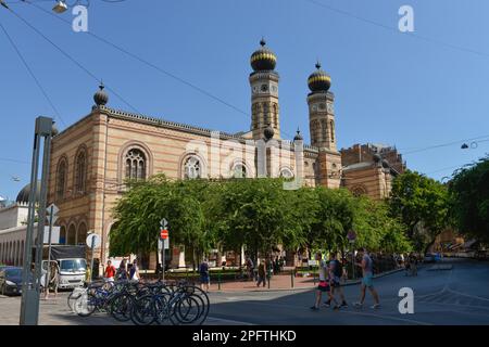 Große Synagoge, Dohany Street, Budapest, Ungarn Stockfoto