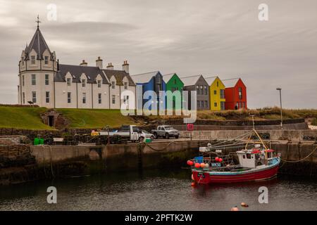 Harbour, John O'Groats, Schottland, Vereinigtes Königreich Stockfoto