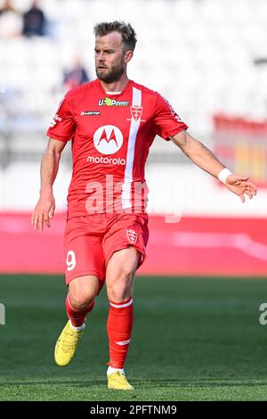 Monza, Italien. 18. März 2023. U-Power Stadium, 18.03.23 Christian Gytkjaer (9 AC Monza) während des Spiels der Serie A zwischen AC Monza und US-Cremonese im U-Power Stadium in Monza, Italia Soccer (Cristiano Mazzi/SPP) Kredit: SPP Sport Press Photo. Alamy Live News Stockfoto