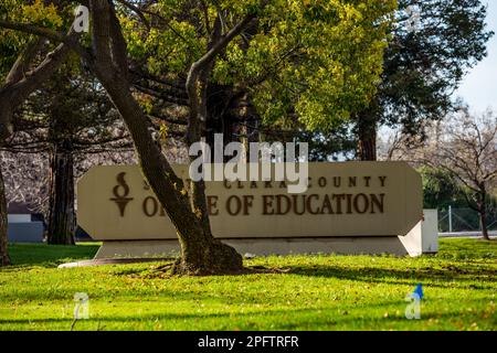 Das Santa Clara County Büro für Bildung in San Jose, Kalifornien Stockfoto