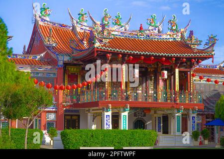 Malaysia, Penang, Georgetown, Seh Tek Tong Cheah Kongsi, chinesisches Clan-Haus, Stockfoto