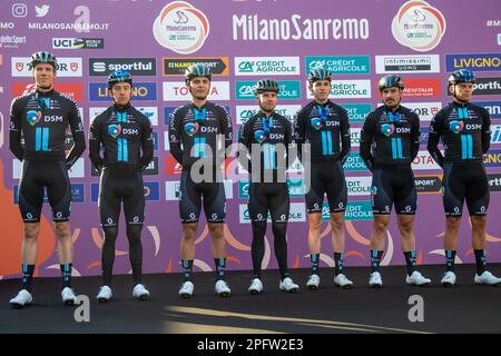 Abbiategrasso, Italien. 18. März 2023. Team DSM Credit: Independent Photo Agency/Alamy Live News Stockfoto