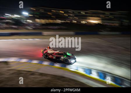 06 TANDY Nick (gbr), JAMINET Mathieu (Fra), CAMERON Dane (usa), Porsche Penske Motorsport, Porsche 963, Action während der Mobil 1 zwölf Stunden Sebring 2023, 2. Runde der IMSA SportsCar Championship 2023, vom 15. Bis 18. März 2023 auf dem Sebring International Raceway in Sebring, Florida, USA - Foto Jan-Patrick Wagner/DPPI Credit: DPPI Media/Alamy Live News Stockfoto