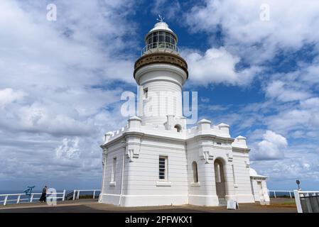 Der Leuchtturm von Cape Byron am östlichsten Punkt des australischen Festlands Stockfoto