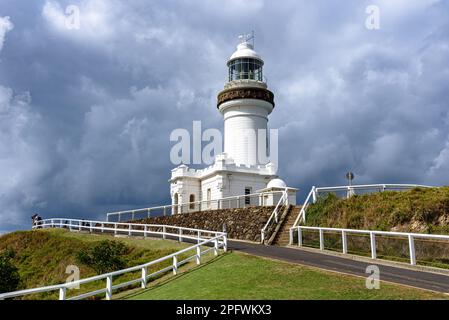 Der Leuchtturm von Cape Byron am östlichsten Punkt des australischen Festlands Stockfoto