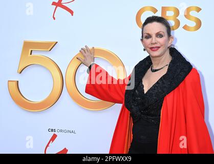 Judith Chapman kommt am 17. März 2023 zum 50. Jahrestag von The Young and the Restless im Vibiana in Los Angeles, Kalifornien, an. © Tammie Arroyo / AFF-USA.com Stockfoto