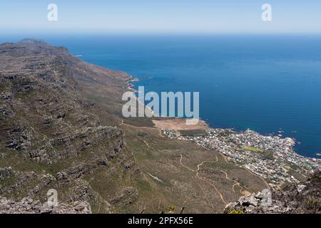 Blick vom Tafelberg Stockfoto
