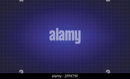 LED-Bildschirmstruktur. LCD-Pixel-Digitalmonitor mit Punkten. Stock Vektor