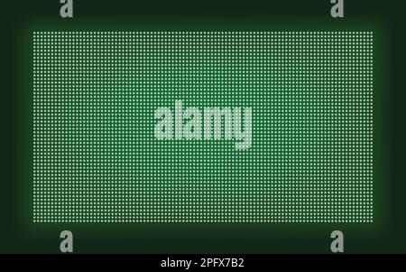 LED-Bildschirmstruktur. LCD-Pixel-Digitalmonitor mit Punkten. Stock Vektor