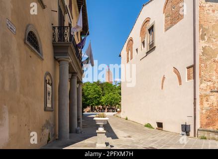 Historisches Zentrum von San Miniato, eine mittelalterliche Stadt im Herzen der Toskana, Zentralitalien, Europa Stockfoto