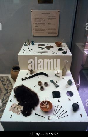 Reims France Museum Of St Remi Roman Hair Pins & Combs Stockfoto