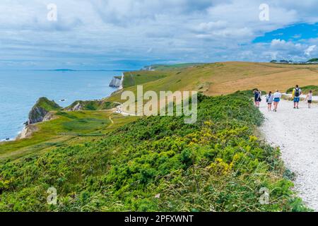 St. Oswald's Bay, West Lulworth, Dorset, England, Vereinigtes Königreich, Europa Stockfoto