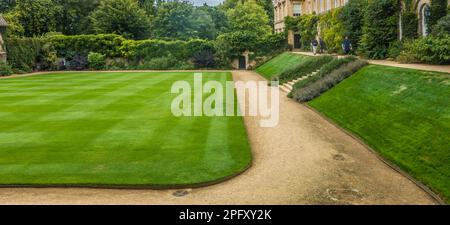 Worcester College, Quadrangle Garden, Oxford University, Großbritannien Stockfoto