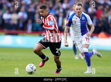 Sheffield, Großbritannien. 19. März 2023. Iliman Ndiaye von Sheffield Utd während des FA Cup-Spiels in Bramall Lane, Sheffield. Der Bildausdruck sollte lauten: Andrew Yates/Sportimage Credit: Sportimage/Alamy Live News Stockfoto