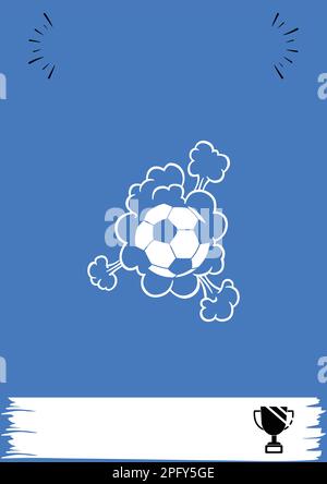 Fußballvorlage Stock Vektor
