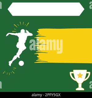 Fußball-Poster Stock Vektor