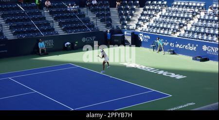 Caroline Dolehide im Quaterfinale in Monterrey Tennis Open WTA 250 Stockfoto