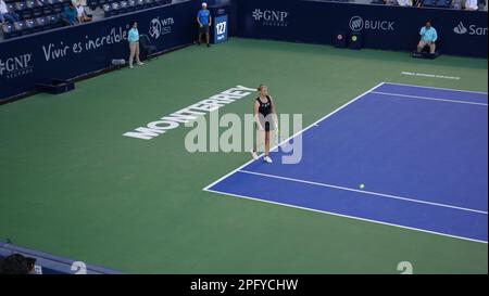 Quaterfinale in Monterrey Tennis Open WTA 250 Stockfoto