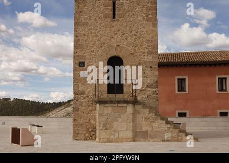 Tower of MANGANA, in Cuenca, Castilla y La Mancha (Spanien) Stockfoto