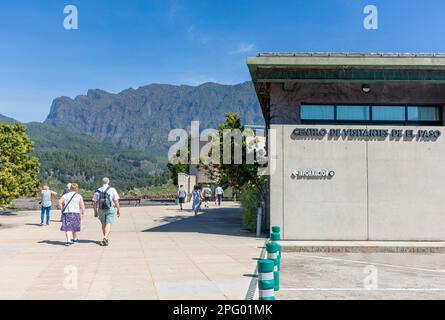 Centro de Visitantes, Parque Nacional de la Caldera de Taburiente (Taburiente-Nationalpark), Ciudad de El Paso, La Palma, Kanarische Inseln, Spanien Stockfoto