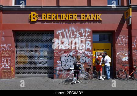Berliner Bank, Kottbusser Tor, Kreuzberg, Berlin, Deutschland Stockfoto