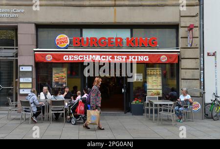 Burger King, Erfurt, Thüringen, Deutschland Stockfoto