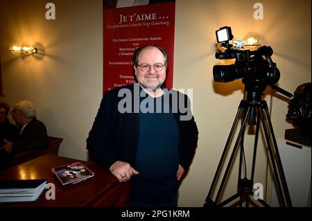 Markus Majowski bei der Premiere des Theatestücks 'Biedermann und die Brandstifter' im Schlosspark Theater. Berlin, 18.03.2023 Stockfoto