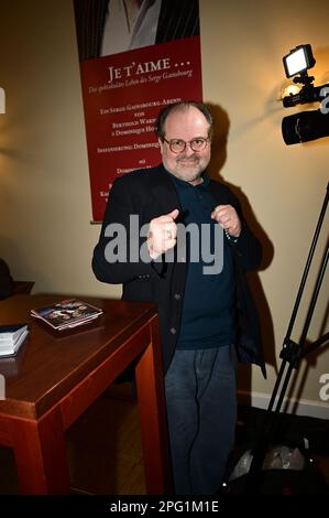 Markus Majowski bei der Premiere des Theatestücks 'Biedermann und die Brandstifter' im Schlosspark Theater. Berlin, 18.03.2023 Stockfoto