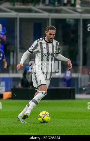 Mailand, Italien - märz 19 2023 - Inter-Juventus Serie A - Rabiot juventus Credit: Christian Santi/Alamy Live News Stockfoto