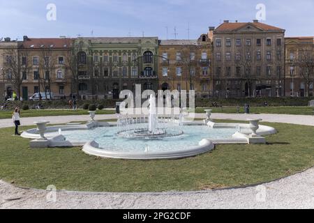 Tomislav-Platz in Zagreb Stockfoto