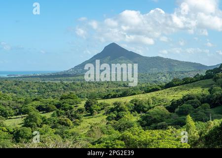 Blick auf Tamarin, Mauritius Stockfoto