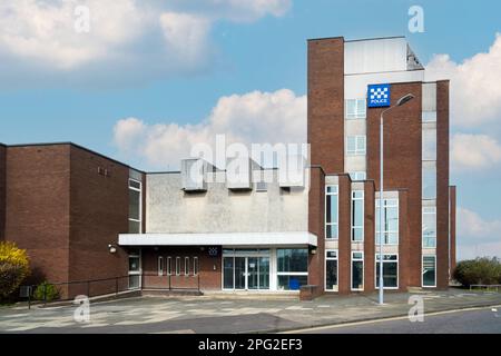 Polizeihauptquartier Schottland, Ayr, Ayrshire, Schottland Stockfoto