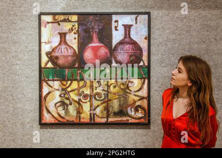 London, Großbritannien. 20. März 2023. Ahmad Shibrahim, Unbenannt, Est 6.000-9.000 Bonhams London 22. März 2023, 15:00.Paul Quezada-Neiman/Alamy Live News Kredit: Paul Quezada-Neiman/Alamy Live News Stockfoto