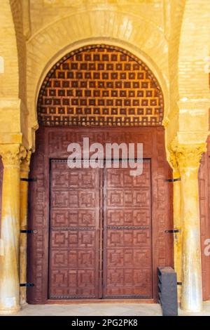 Die große Moschee von Kairouan. Eine verehrte religiöse Stätte in Tunesien. Nordafrika Stockfoto