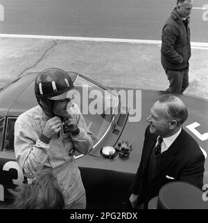 1965 Le Mans Praxis. Graham Hill, Rover BRM Stockfoto