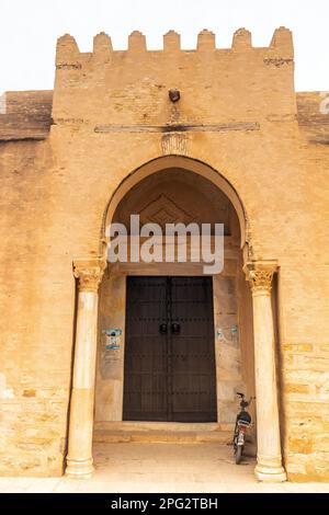 Die große Moschee von Kairouan. Eine verehrte religiöse Stätte in Tunesien. Nordafrika Stockfoto