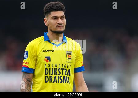 ROTTERDAM, NIEDERLANDE - MÄRZ 19: Bjorn Johnsen von SC Cambuur während des niederländischen Eredivisie-Spiels zwischen Excelsior Rotterdam und SC Cambuur in Van Don Stockfoto