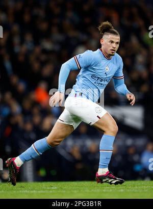 Kalvin Phillips von Manchester City während des Viertelfinalspiels des Emirates FA Cup im Etihad Stadium, Manchester. Foto: Samstag, 18. März 2023. Stockfoto