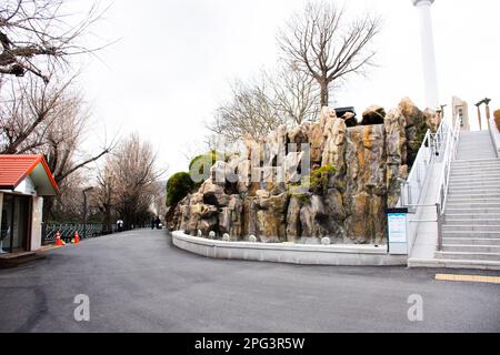 Sehenswürdigkeiten der Tour Diamond Busan Tower und Yongdusan Park in Nampo dong für koreaner und ausländische Reisende besuchen Jung Stockfoto