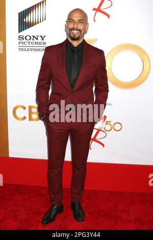 LOS ANGELES - 17. MÄRZ: Bryton James anlässlich des 50. Jubiläums von The Young and the Restless im Vibiana am 17. März 2023 in Los Angeles, CA (Foto: Katrina Jordan/Sipa USA) Stockfoto