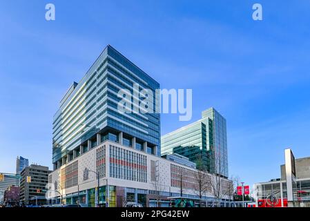 Ehemaliges Postgebäude, The Post, wird zum Amazon Office Hub, Vancouver, British Columbia, Kanada Stockfoto