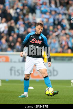 Amir Rrahmani von SSC Napoli während des Fußballspiels der Italienischen Serie A zwischen dem Turin FC und dem SSC Napoli am 19. März 2023 im Stadio Olimpico Grande Tor Stockfoto