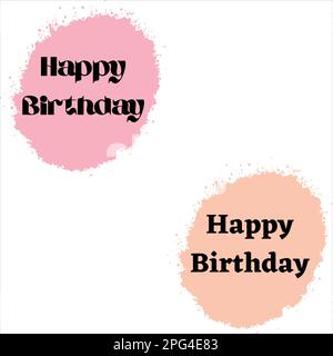Herzlichen Glückwunsch zum Geburtstag Stock Vektor