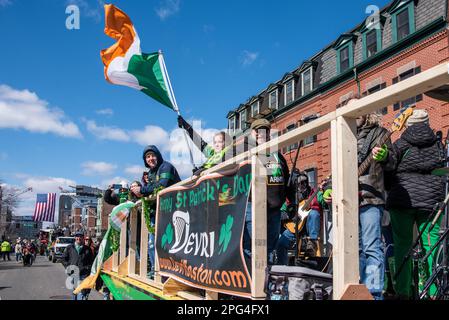 2023 South Boston St. Patrick's Day und Evacuation Day Parade Stockfoto