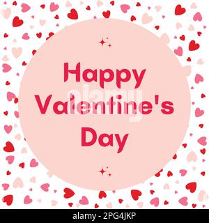 Happy Valentinstag Stock Vektor