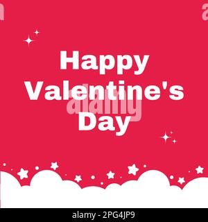 Happy Valentinstag Stock Vektor