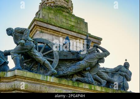 Denkmal für die Helden des Halbinselkrieges in Lissabon, Portugal Stockfoto