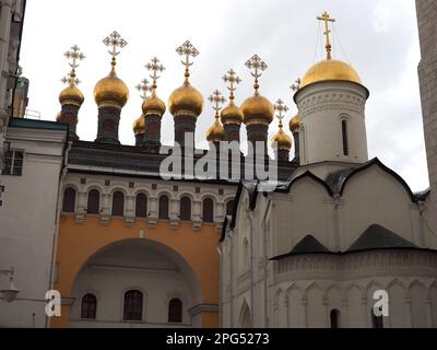 Kirche der Absetzung des Gewölbes, Tserkov' Rizophrolozhyeniya, Kreml, Moskowski Kreml, Moskau, Russland, UNESCO-Weltkulturerbe Stockfoto