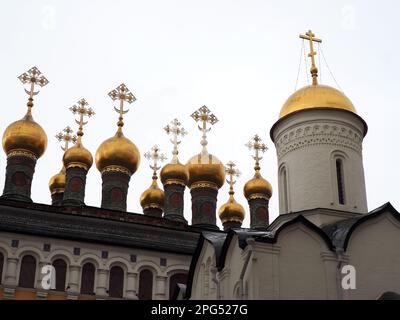 Kirche der Absetzung des Gewölbes, Tserkov' Rizophrolozhyeniya, Kreml, Moskowski Kreml, Moskau, Russland, UNESCO-Weltkulturerbe Stockfoto