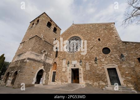 Kathedrale von San Giusto in Triest, Italien Stockfoto